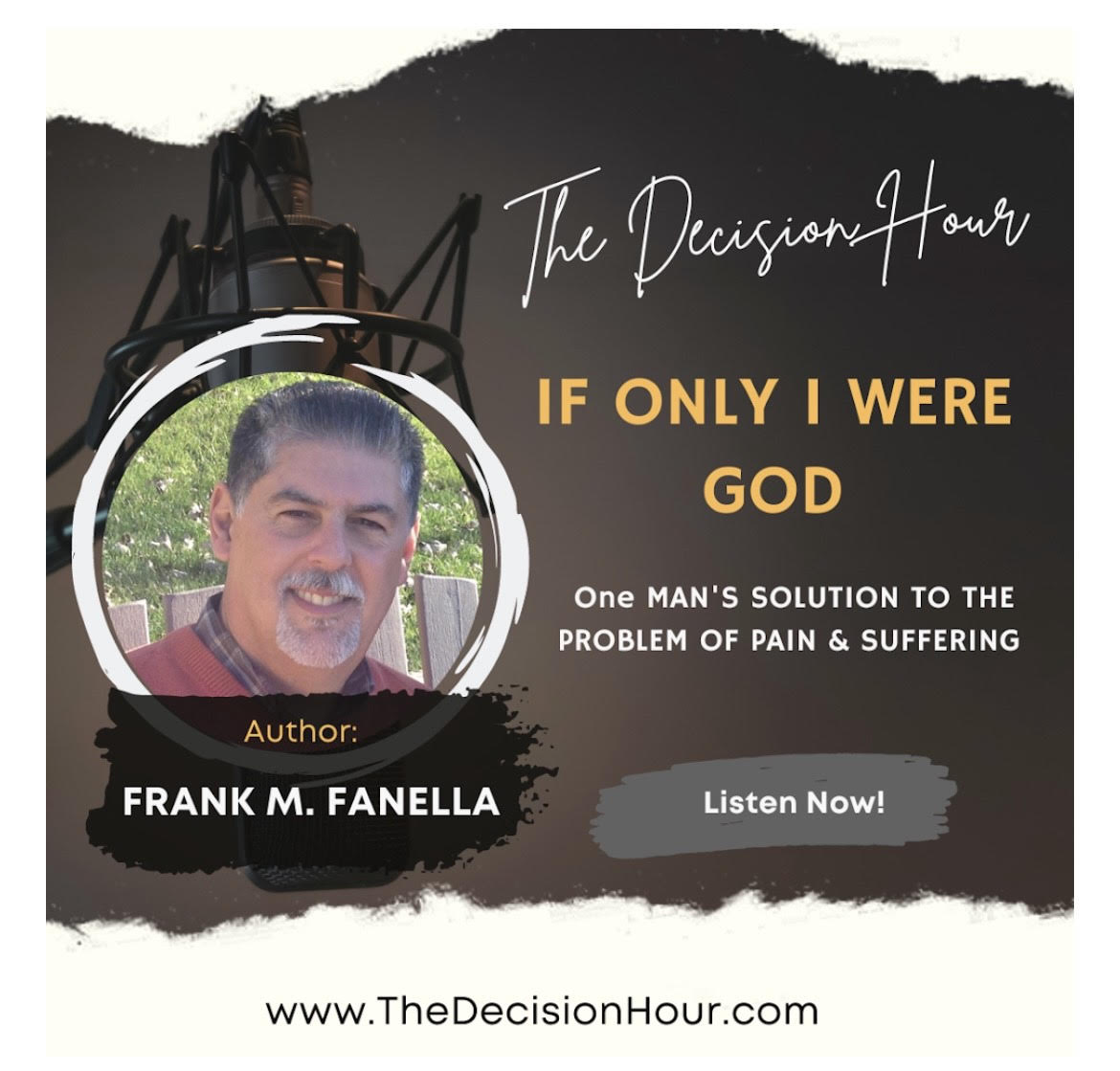 Frank M. Fanella with podcast host Adam Bird